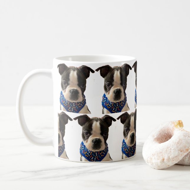 Boston Terrier mug (With Donut)