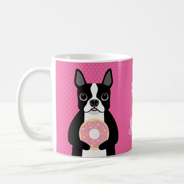 Boston Terrier Mugs (Left)
