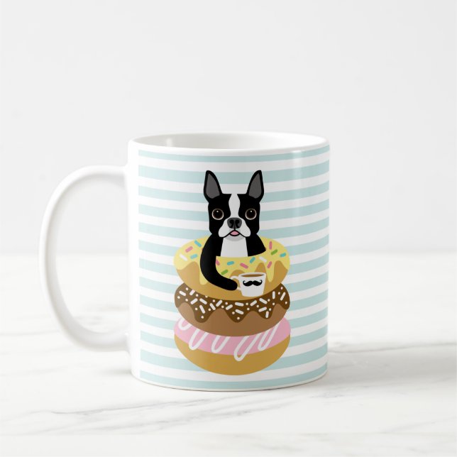 Boston Terrier Mugs (Left)