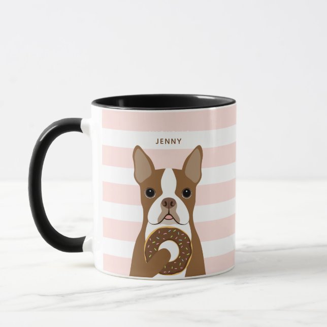 Boston Terrier Mugs (Left)