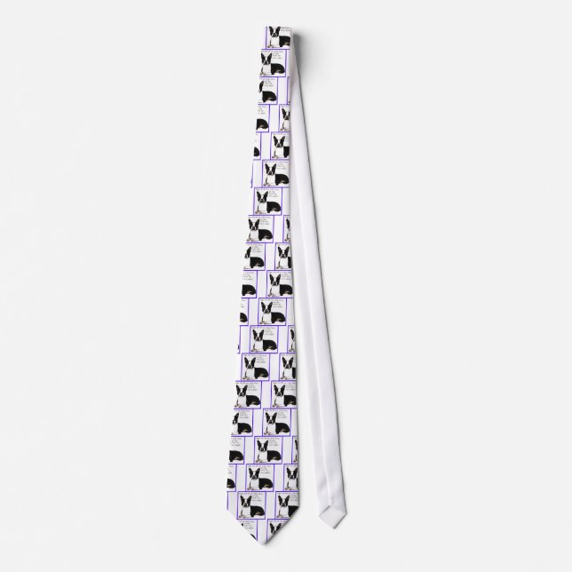 Boston Terrier Neck Tie (Front)