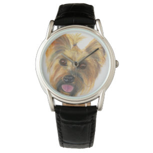 Boston Terrier Original Art Watch