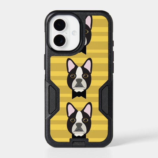 Boston Terrier Otterbox iPhone Case (Back)