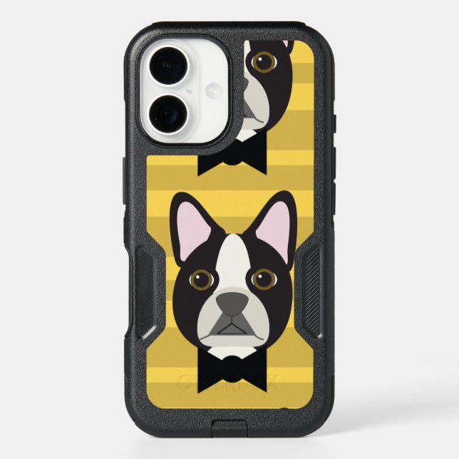Boston Terrier Otterbox iPhone Case (Back)