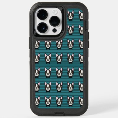 Boston Terrier OtterBox iPhone 14 Pro Max Case