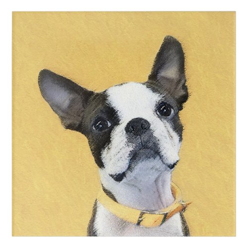Boston Terrier Painting _ Cute Original Dog Art