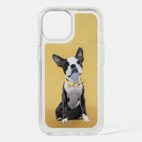 Boston Terrier Painting _ Cute Original Dog Art iPhone 15 Case