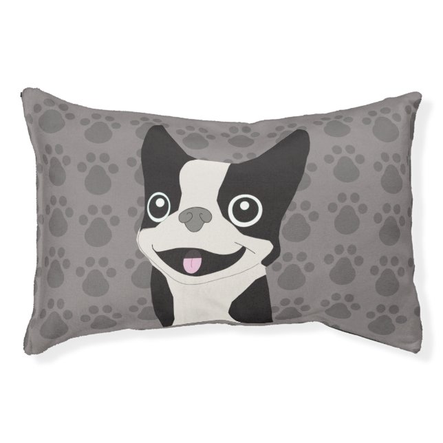 Boston Terrier Pet Bed (Front)