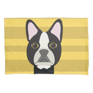 Boston Terrier Pillow Case