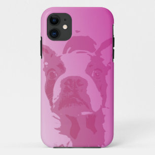 Boston Terrier Pink iPhone 5 11 Case