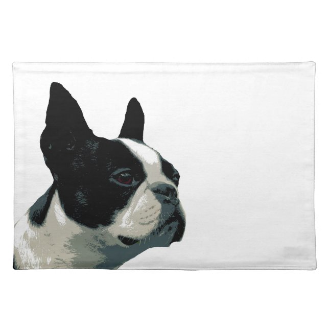 Boston terrier placemat (Front)