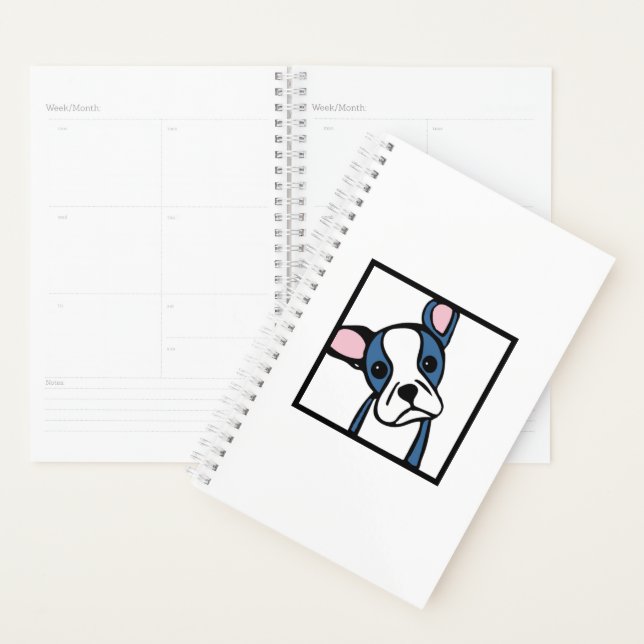 Boston Terrier Planner (Display)