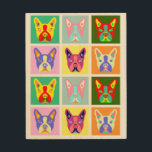 Boston Terrier Pop Art<br><div class="desc">What is better than one Boston Terrier? Multiple pop art Boston Terriers! This colorful Boston Terrier design is sure to brighten up any occasion and would make a great gift.</div>