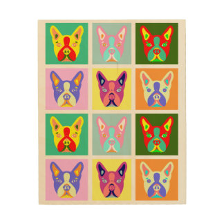 Boston Terrier Pop Art