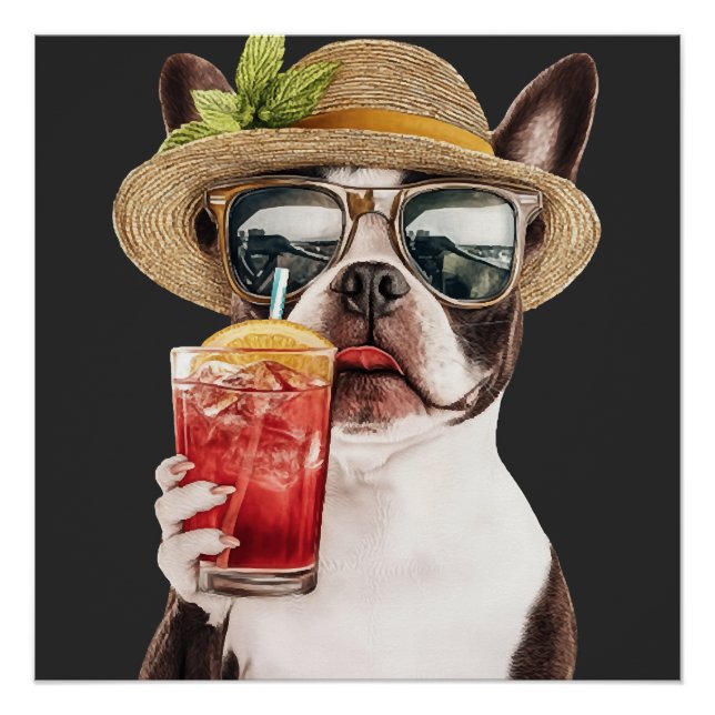 Boston Terrier Poster (Front)