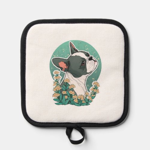 Boston Terrier  Pot Holder