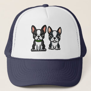 Boston Terrier puppies Trucker Hat