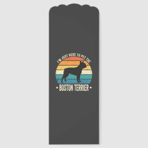 Boston Terrier Retro Dog Lover Graphic_1 Bookmarks