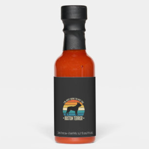 Boston Terrier Retro Dog Lover Graphic_1 Hot Sauces