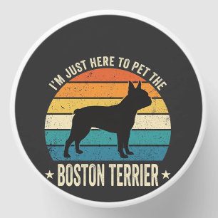 Boston Terrier Retro Dog Lover Graphic_1 Mini Candle Favors