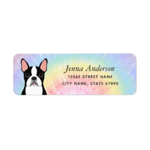 Boston Terrier Return Address Labels