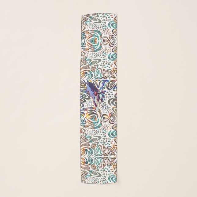 Boston Terrier Scarf (Front)