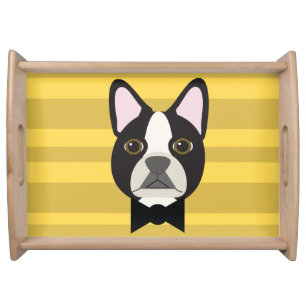 Boston Terrier Serving Tray