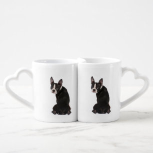 Boston Terrier Showing Back Lover Mugs