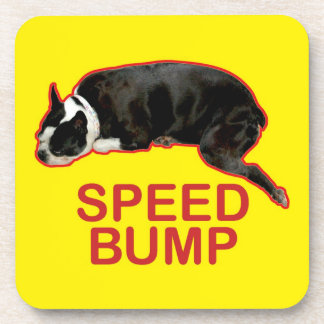 Boston Terrier Speed Bump Coaster