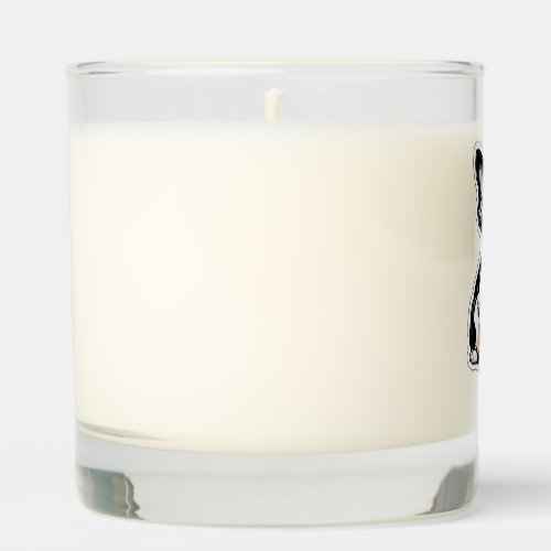 Boston Terrier sticker design Scented Candle