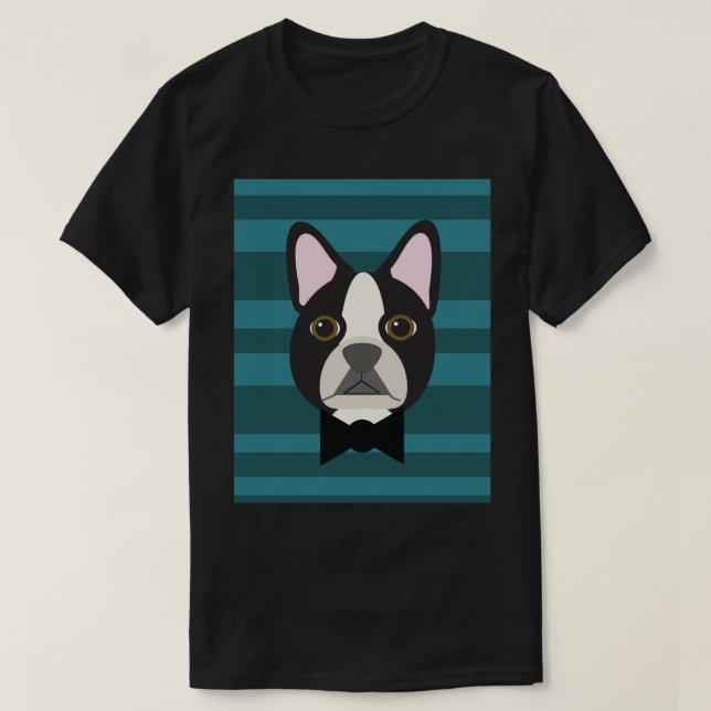 Boston Terrier T-Shirt (Design Front)