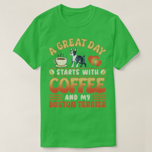 Boston Terrier T-Shirt (Design Front)