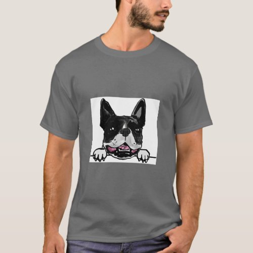 Boston terrier  T_Shirt