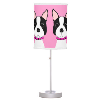 Boston Terrier Table Lamp