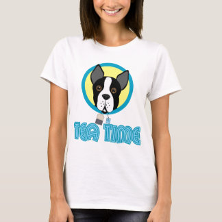 Boston Terrier Tea Party T-Shirt