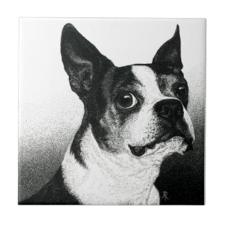 Boston Terrier Tile - "Boston Style"