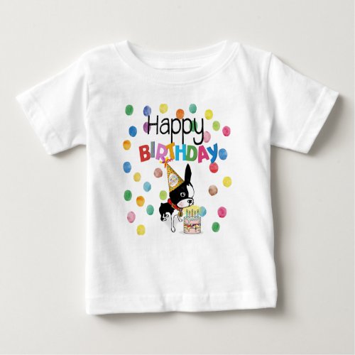 boston terrier toddler shirt