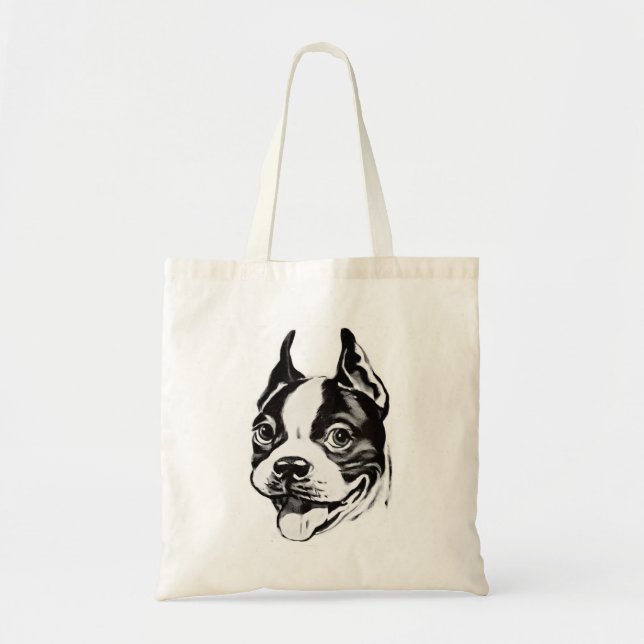 Boston Terrier Tote Bag (Front)