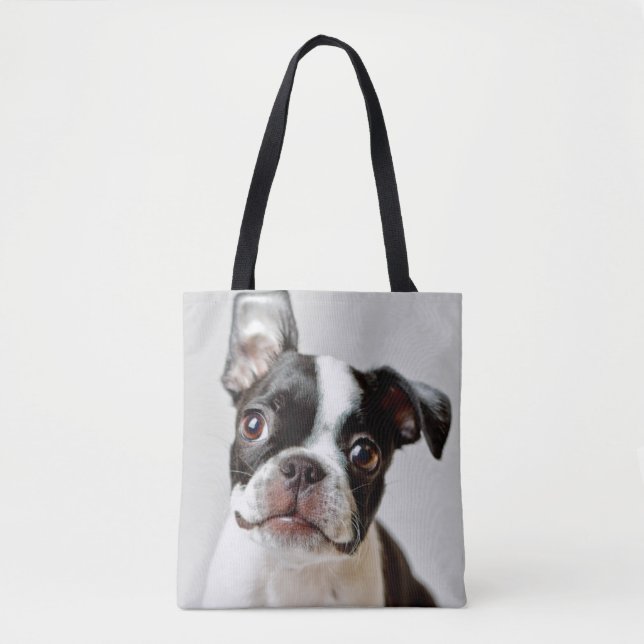 Boston Terrier Tote Bag (Front)