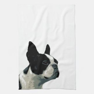 Boston terrier towel