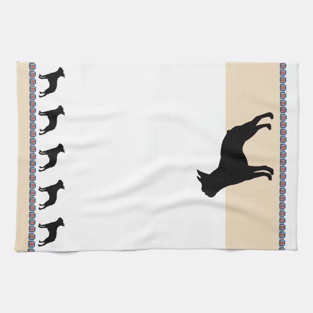 Boston Terrier Towel (Horizontal)