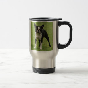 Boston terrier travel mug
