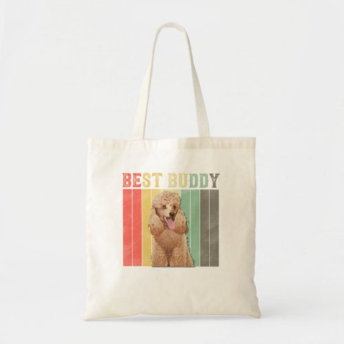 Boston Terrier Vintage Best Buddy Funny Dog Lover  Tote Bag