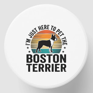 Boston Terrier Vintage Pet Lover Shirt Design_1 Mini Candle Favors