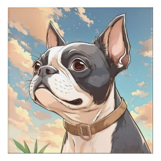 Boston Terrier wall art