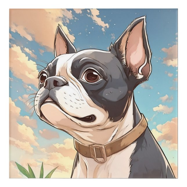 Boston Terrier wall art (Front)