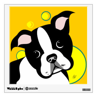 Boston Terrier Wall Decal
