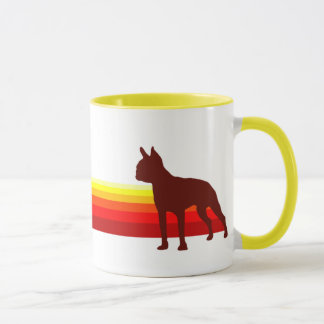 Boston Terrier With Stripes Mug
