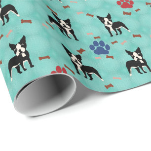 Boston Terrier Wrapping Paper