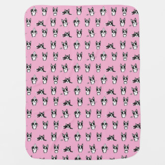 Boston Terriers Baby Blanket